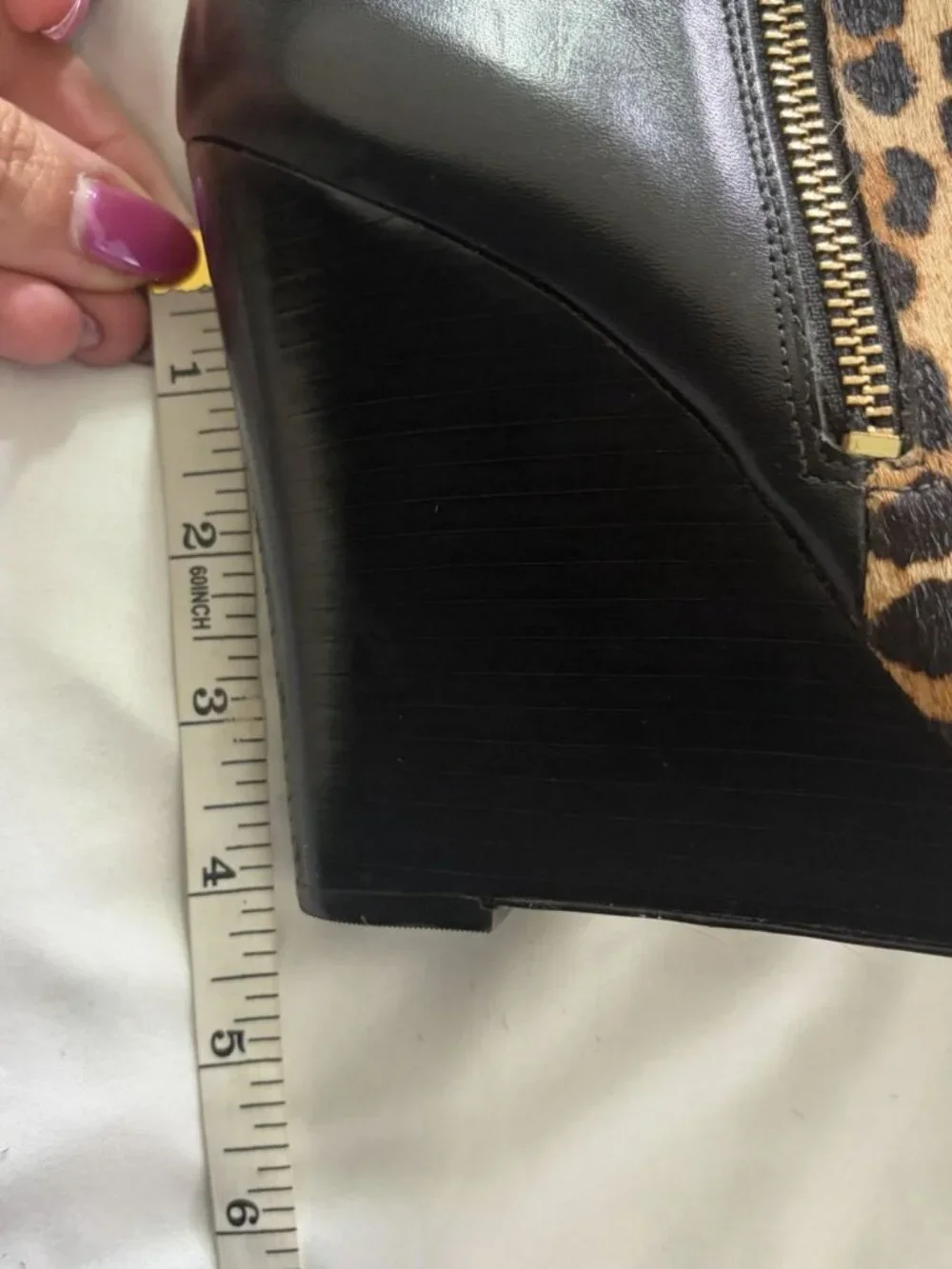 Michael Kors Clara Natural Printed Haircalf Bootie Size 7 Animal Print